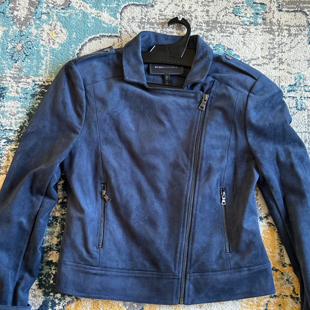 Brand new bcbg suede blazer/jacket